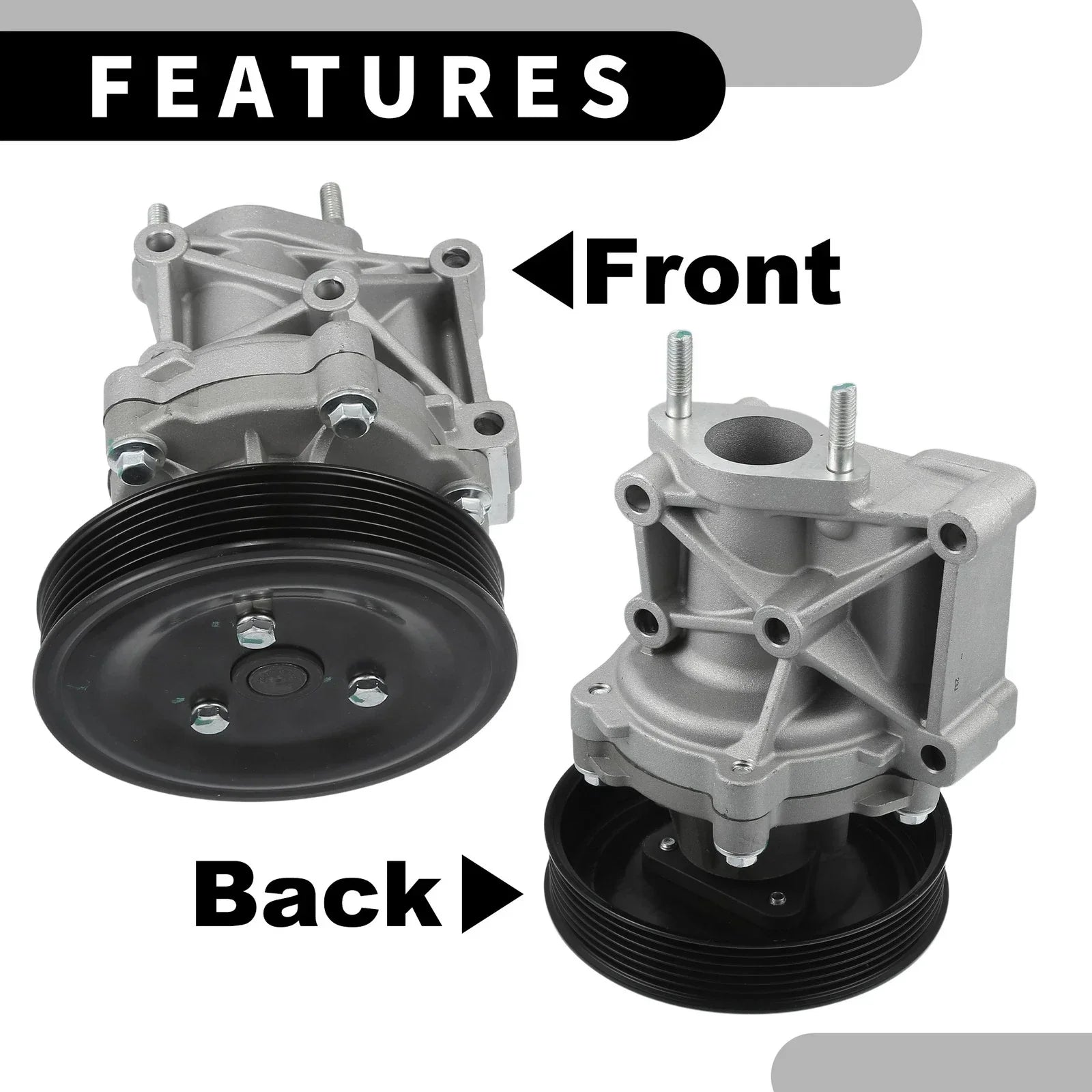 Water Pump with Gasket Kit for Hyundai Santa Fe (2010-2012)