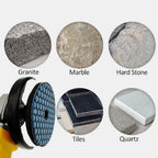 3pcs 4-Inch Polishing Pads for Granite Marble Quartzite (Dry Use)