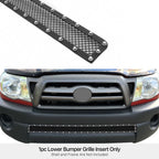 Lower Bumper Grille Insert for Toyota Tacoma (2005-2011) - Stainless Black Mesh