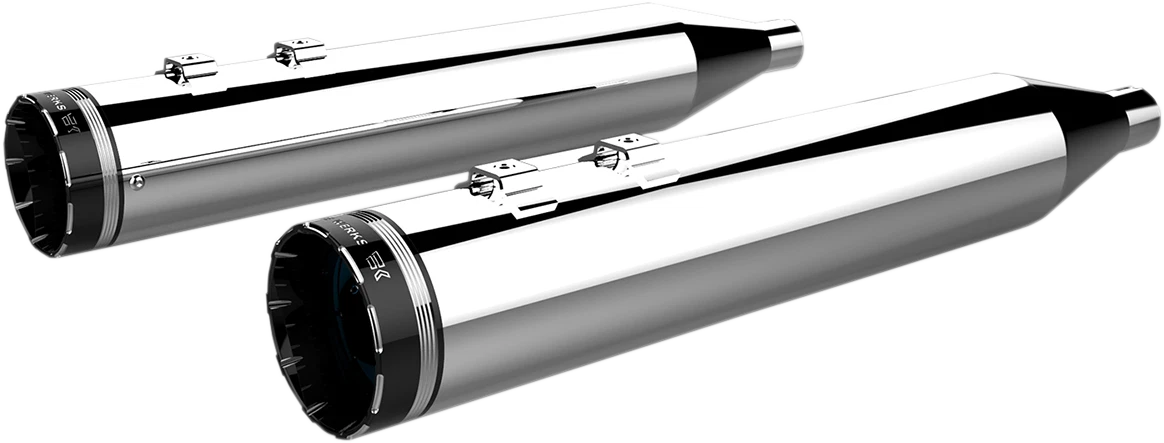4-1/2" Chrome Slip-On Mufflers for 202790