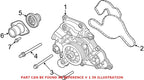 OEM Engine Water Pump for Chrysler 300 (2005–2010) 53022095AJ