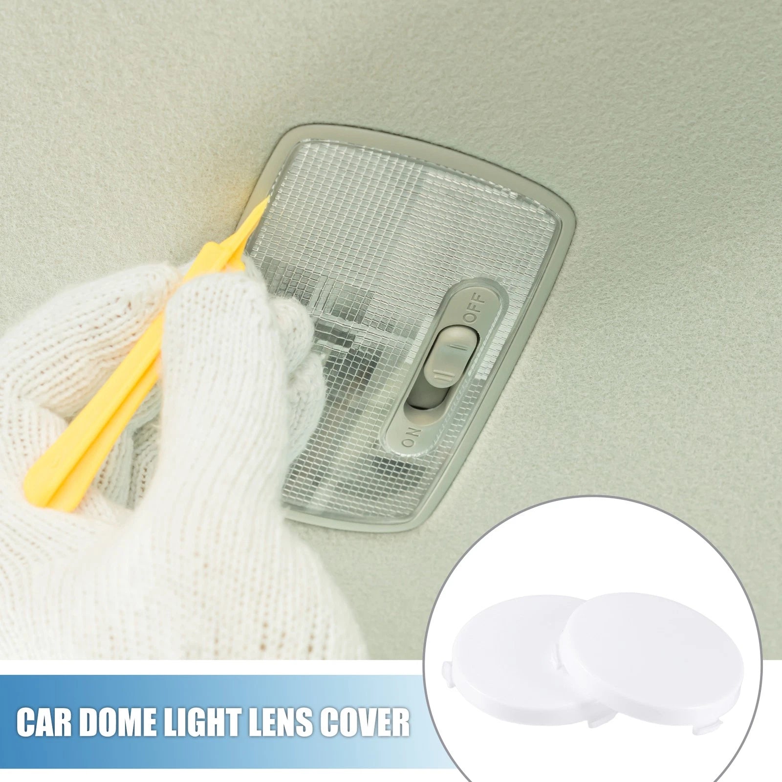 Dome Courtesy Sail Panel Light Lens for Chevy Impala Caprice (1962–1967) White