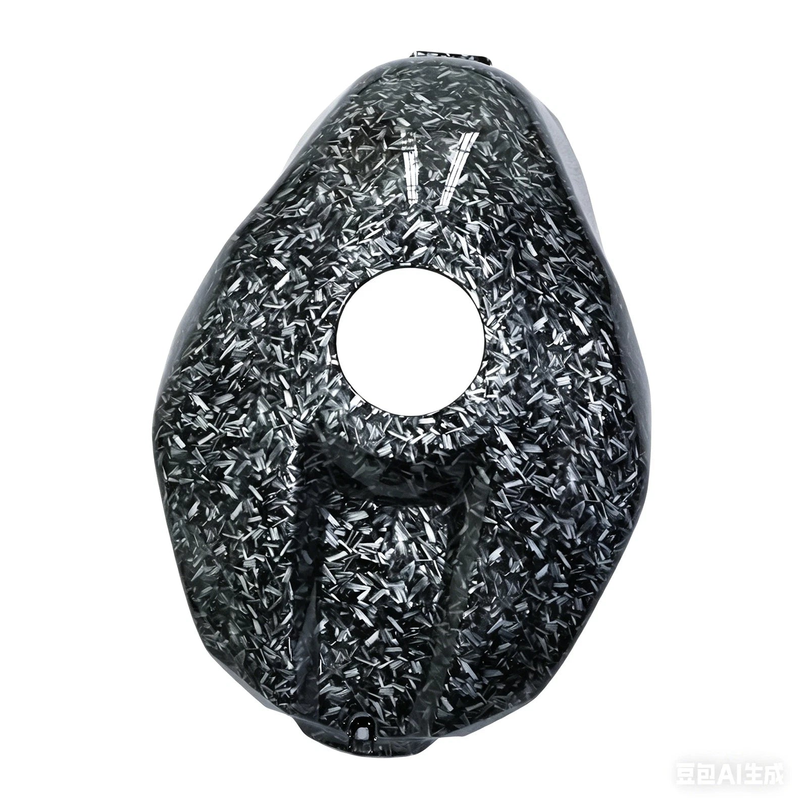 Forged Carbon Fiber Fuel Gas Tank Cover for Yamaha YZF R1 (2009–2014)