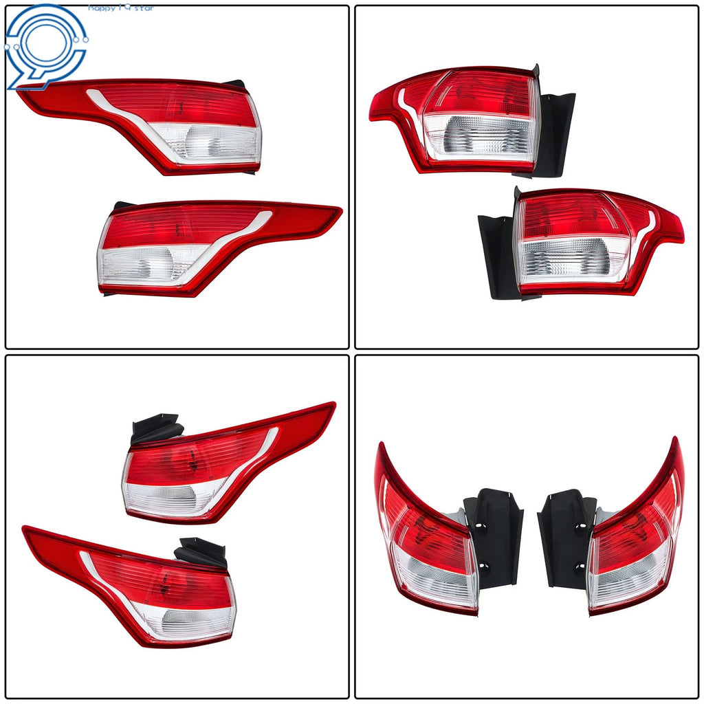 Tail Lights for Ford Escape (2013-2016) Halogen Left+Right Replacement