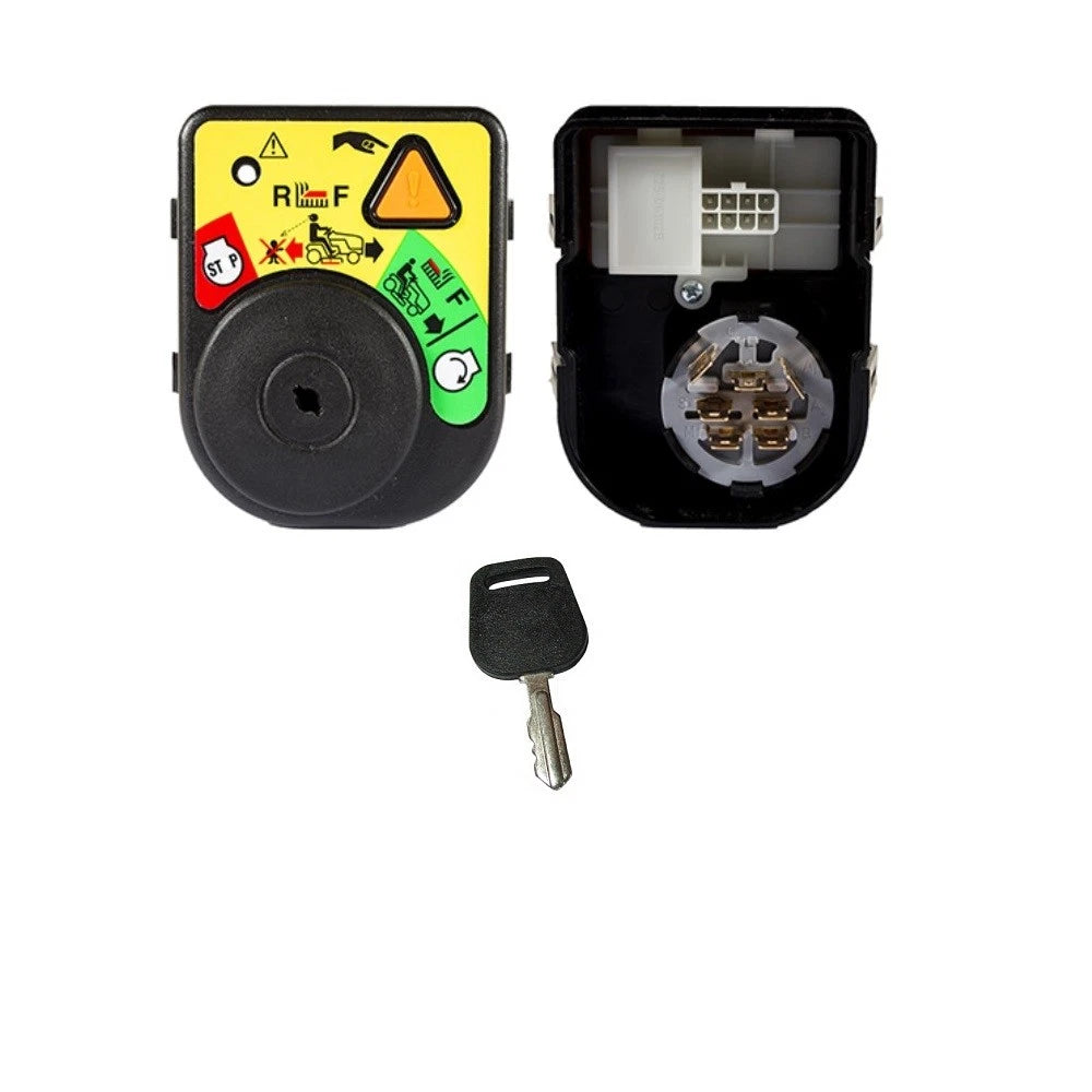 Starter Switch & Key Kit for Riding Tractors Lawn Mowers (Fits 925-04227B, 925-06119A)