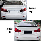 Glossy Black Rear Trunk Spoiler Wing Lip for BMW 5 Series F10 M5 Sedan (2011-2017)
