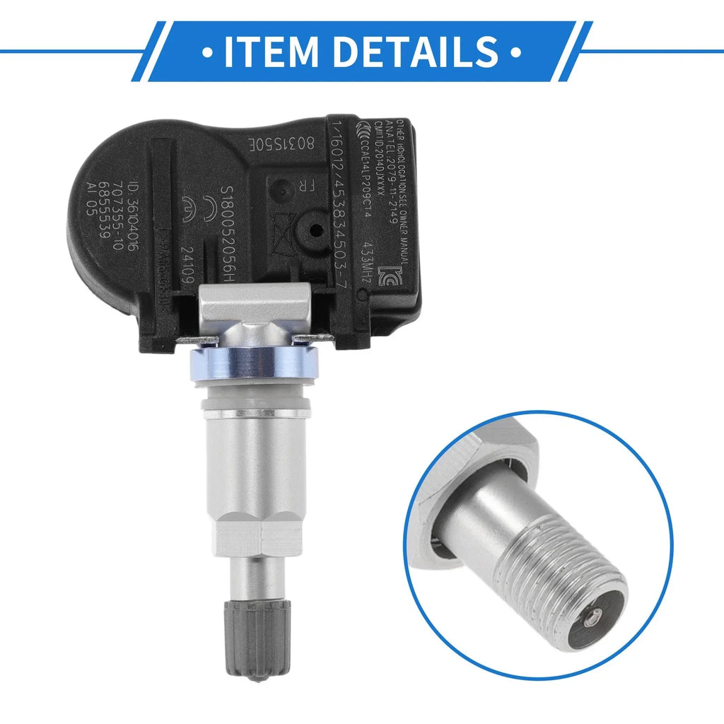 TPMS Tire Sensor for BMW 3-Series GT (2013 - 2016)