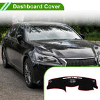 Dashboard Cover for Lexus GS GS350 GS450h GS300 GS430 GS460 (2006–2011) Black Red