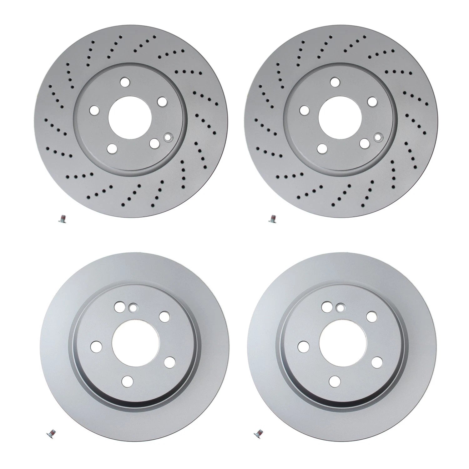 Disc Brake Rotor Kit 322mm & 300mm for Mercedes W211 W212 E-Class (2003–2016)