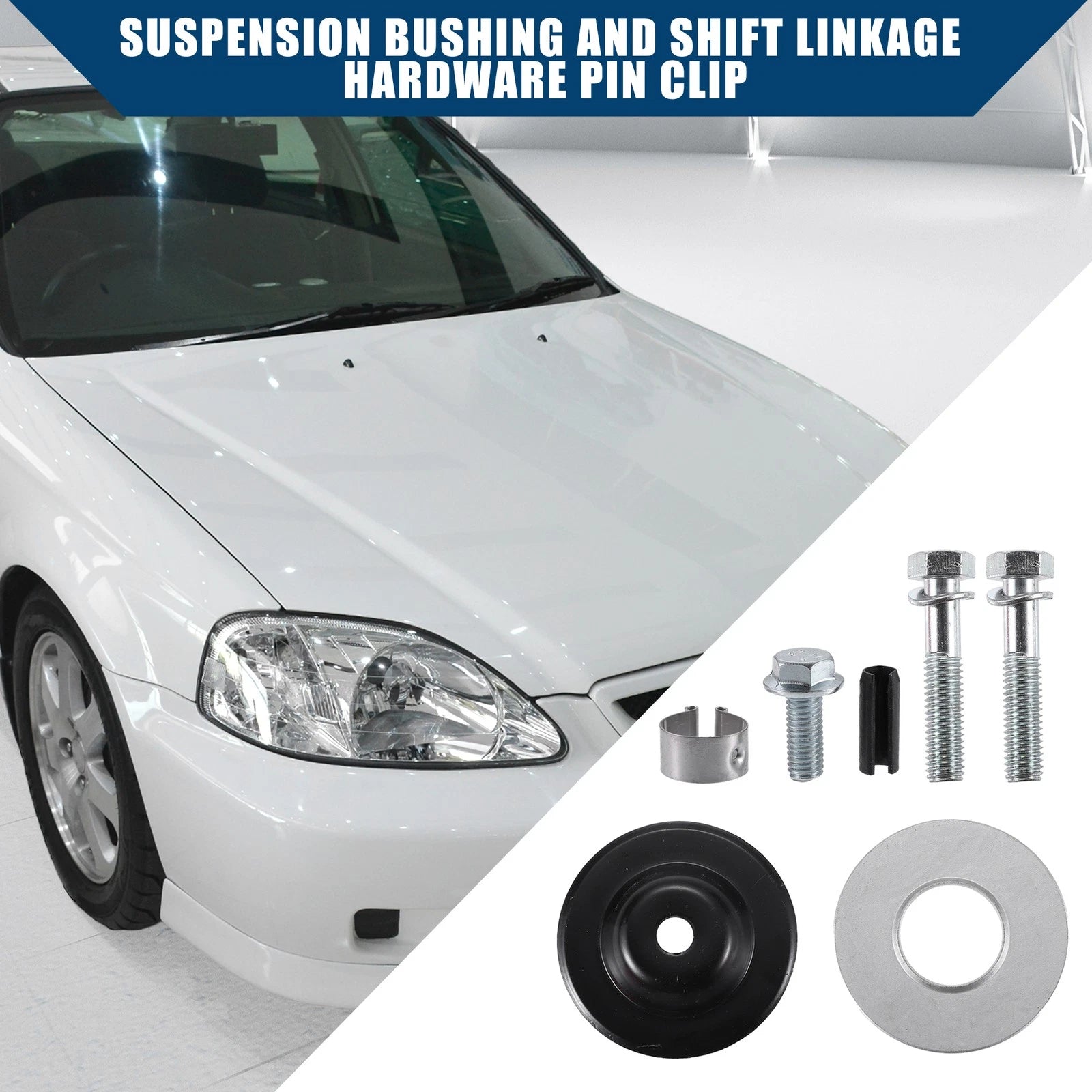 Set of Suspension Bushings and Shift Linkage Hardware for Honda Civic CRX (1984–1991)