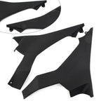 Black Seat Side Fairing Cowl Panel Covers for KAWASAKI Ninja 400 (2018-2020)