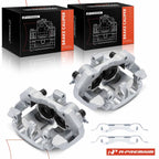 Pair Front Disc Brake Calipers with Brackets for Mercedes-Benz GLE350 (2016–2020)