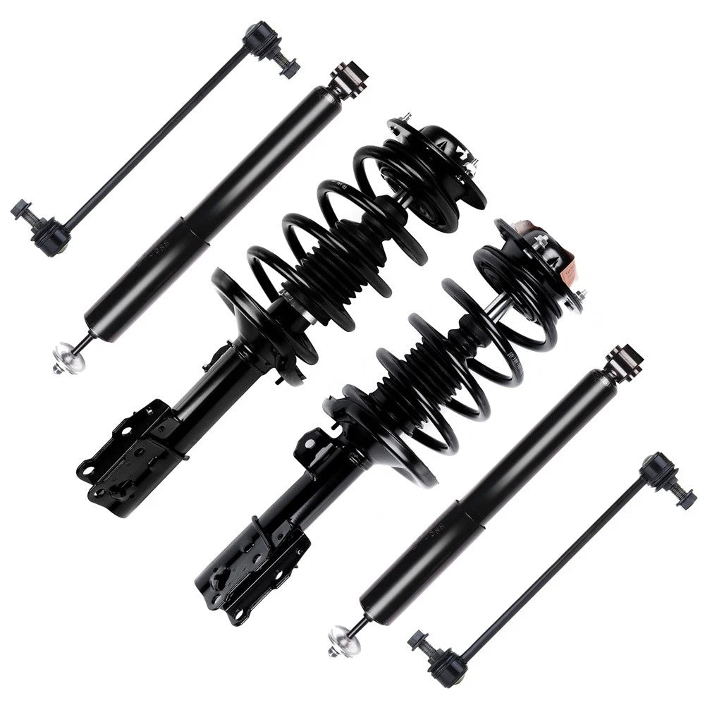 Front Struts Rear Shocks Sway Bar Kit for Chevy Malibu Pontiac G6 (2004–2010)