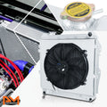 Dual-Row Aluminum Cooling Radiator with Fan Shroud for 4Runner/Pickup (1988–1995)