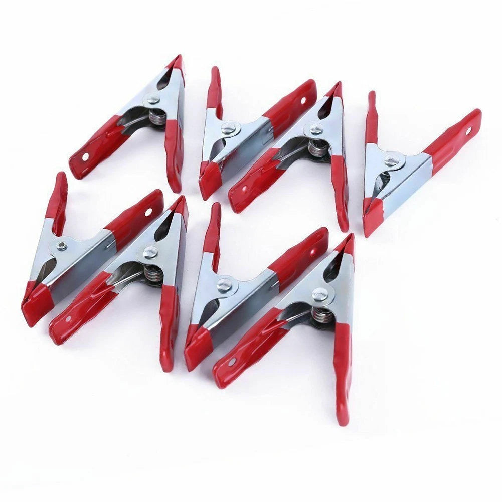 Set of 8 Metal Clamps for Craft Work Fixing