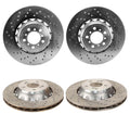 2X Drilled Brake Disc Rotors Kit for BMW F87 M2 (2016–2021)