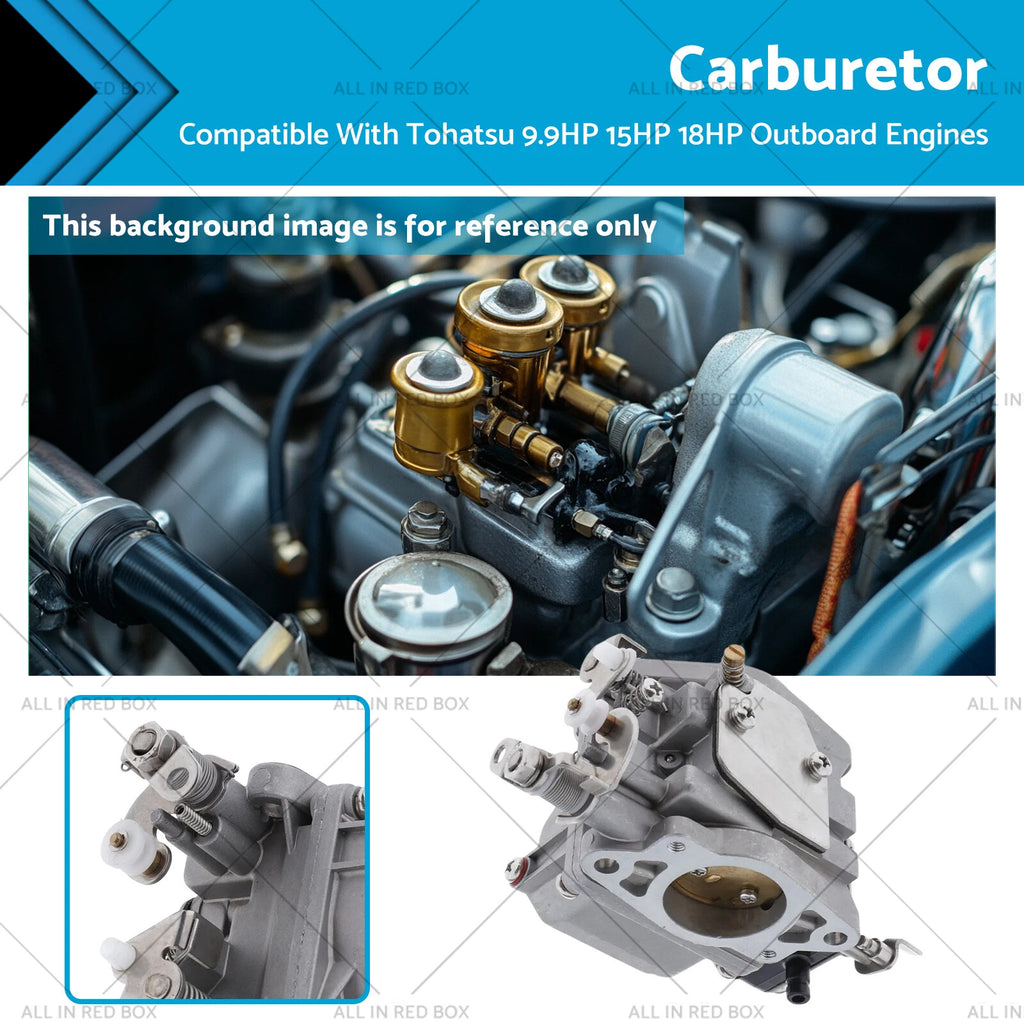 Carburetor for Tohatsu Nissan 9.9 15 18HP Outboard (3G2-03100-2)