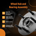 Front Wheel Hub & Bearing for Dodge Ram 1500 (2002–2008) 515072 HA500100