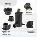 Car Windshield Washer Motor Pump for Honda Civic, Accord, Odyssey, Pilot (2001-2023)