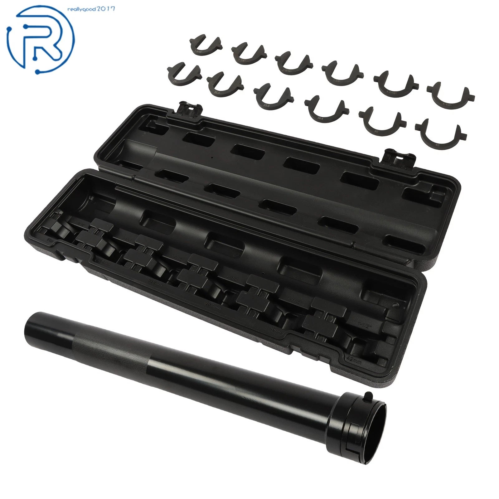13PC Inner Tie Rod Removal Tool Kit for Various Vehicles (SAE & Metric)