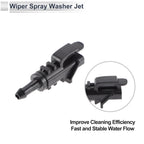 Set of 6 Windshield Washer Nozzles w/ Hose Connector for Kia (No. 986302L100)