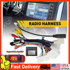 Radio Stereo Wire Harness Cable Adapter for Toyota