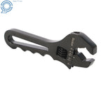 Adjustable Wrench Tool for Hose End Fitting (Black Aluminum)
