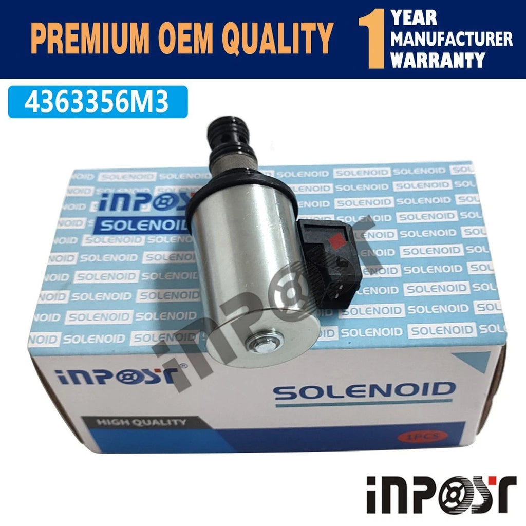 12V Solenoid Valve 4363356M3 for Massey Ferguson 5400-6445