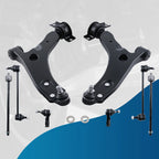 Front Lower Control Arm Ball Joint and Tie Rod Kit for Ford Focus (2000–2004)