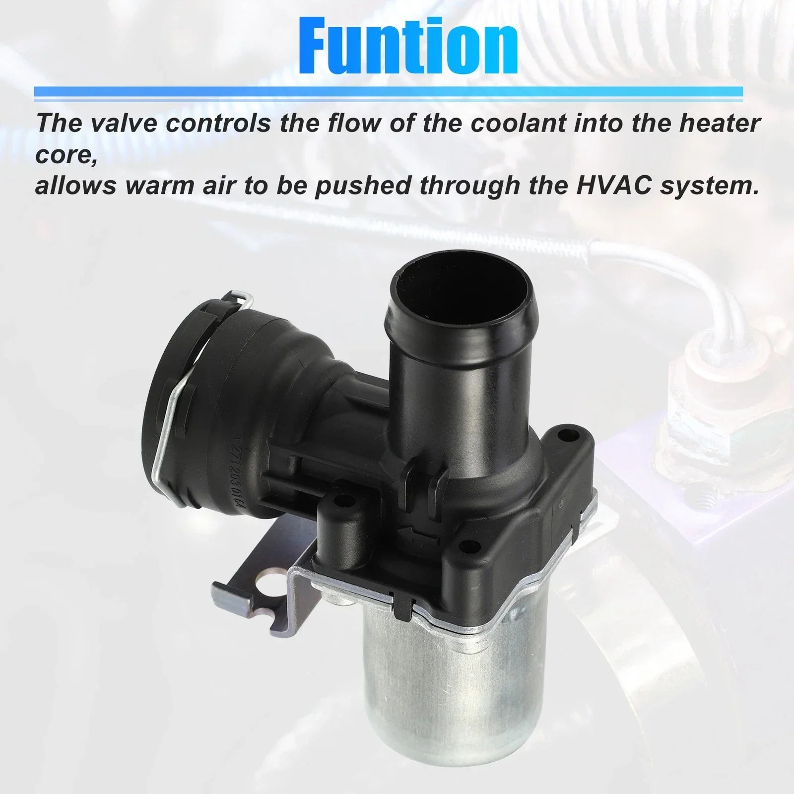 Car Engine Heater Control Valve Solenoid for Mercedes-Benz C250 (2012-2015)