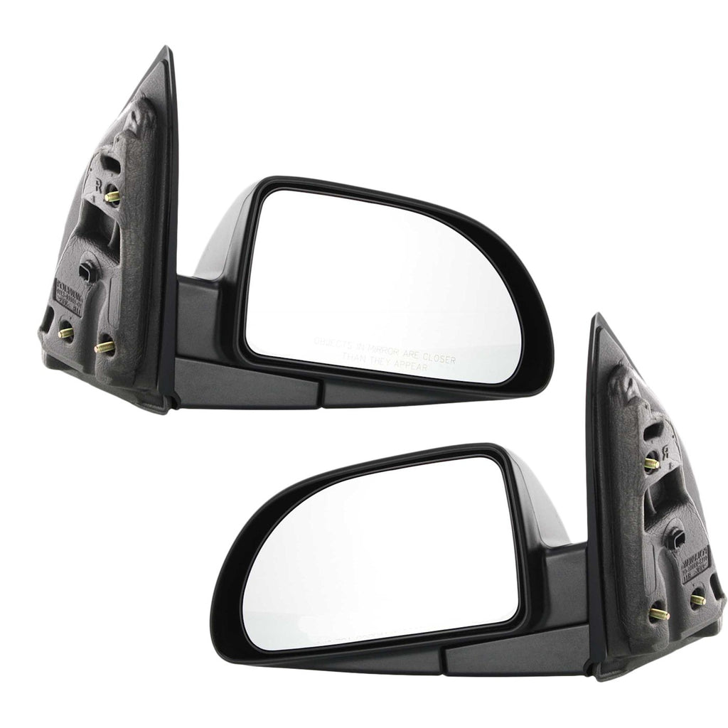 Set of 2 Power Mirrors for Chevrolet Equinox (2005–2009) Manual Folding