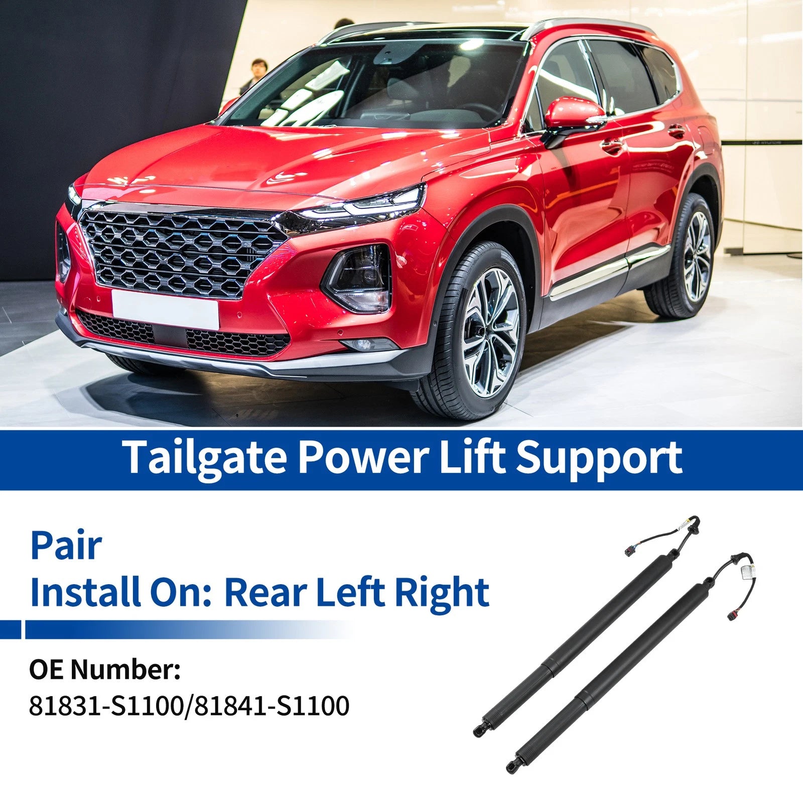 Rear Tailgate Power Lift Support for Hyundai Santa Fe (2019–2020) No. 81831S1100