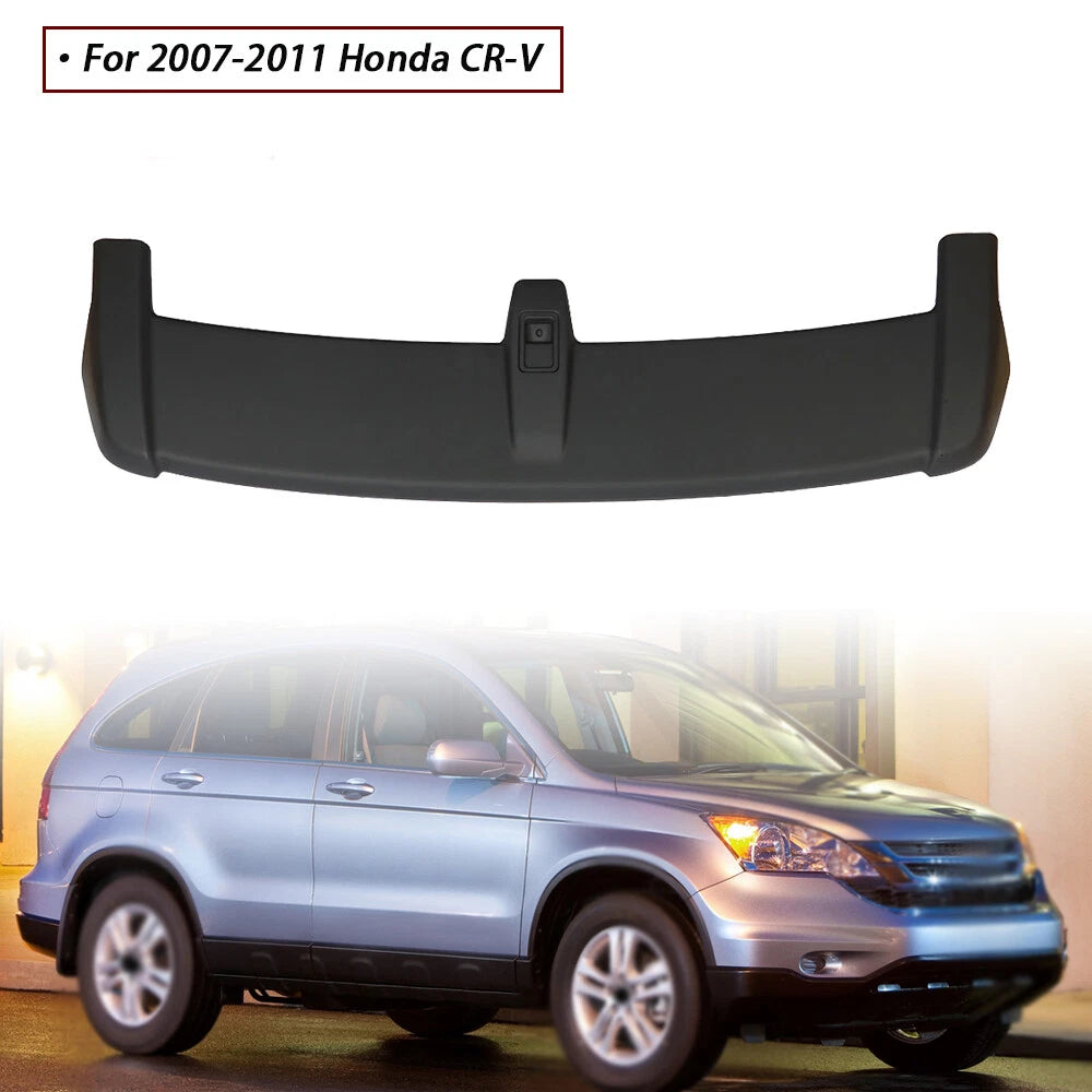 Rear Roof Top Spoiler Wing for Honda CR-V (2007â2011) Black ABS Plastic