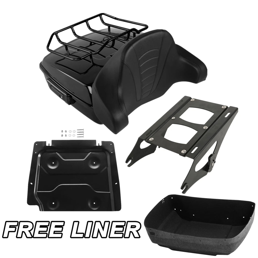 Trunk Pad Mount Rack Base Plate for Harley Touring Glide (2014–2023)