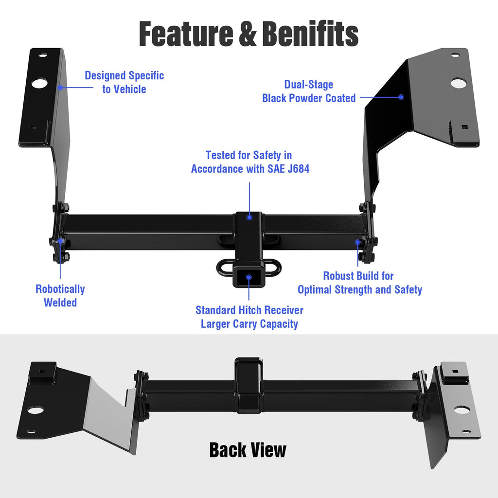 2 Inch Trailer Towing Hitch for Honda CR-V (1997-2001)