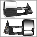 Chrome Right Powered Heated Smoked LED Signal Towing Mirror for Tahoe Yukon (2003–2006)