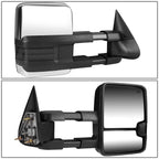 Chrome Right Powered Heated Smoked LED Signal Towing Mirror for Tahoe Yukon (2003–2006)