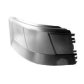 Replacement Plastic Passenger Side Front Bumper End w/o Fog Lamp Holes