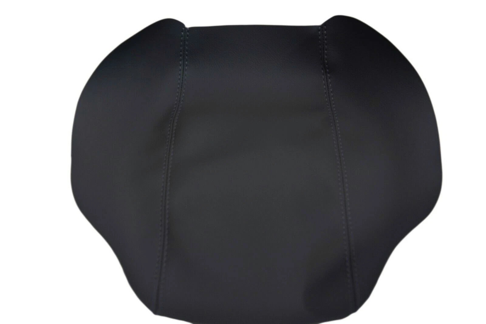 Center Console Lid Armrest Cover for Audi A7 (2012–2018) Black PVC Leather
