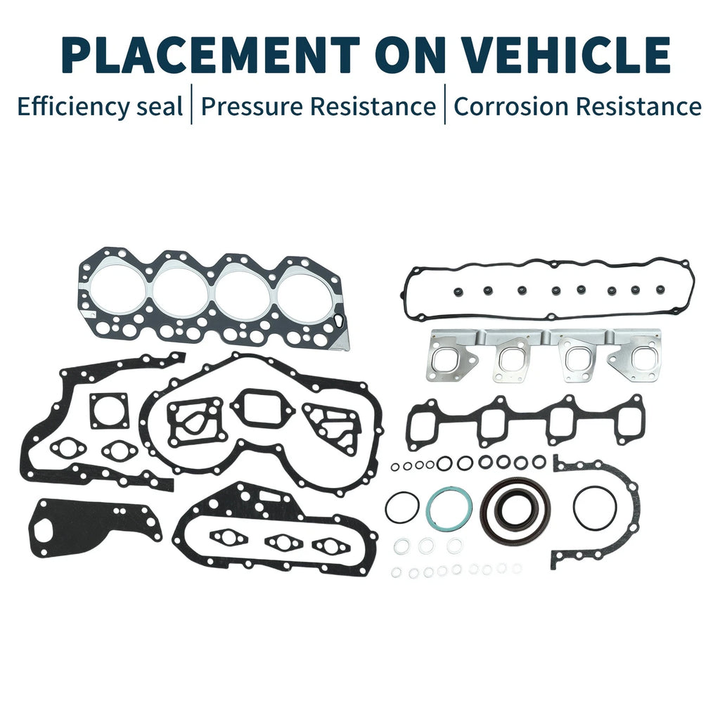 Cylinder Head Gasket Kit No. 411156070 for Toyota 14B (Years Not Specified)
