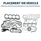 Cylinder Head Gasket Kit No. 411156070 for Toyota 14B (Years Not Specified)