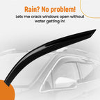 Set of 4 Window Visors for Hyundai Elantra (2021–2024) Black