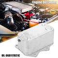06D117021C Automatic Engine Oil Cooler 18 Rows for Volkswagen Jetta (2006–2008)