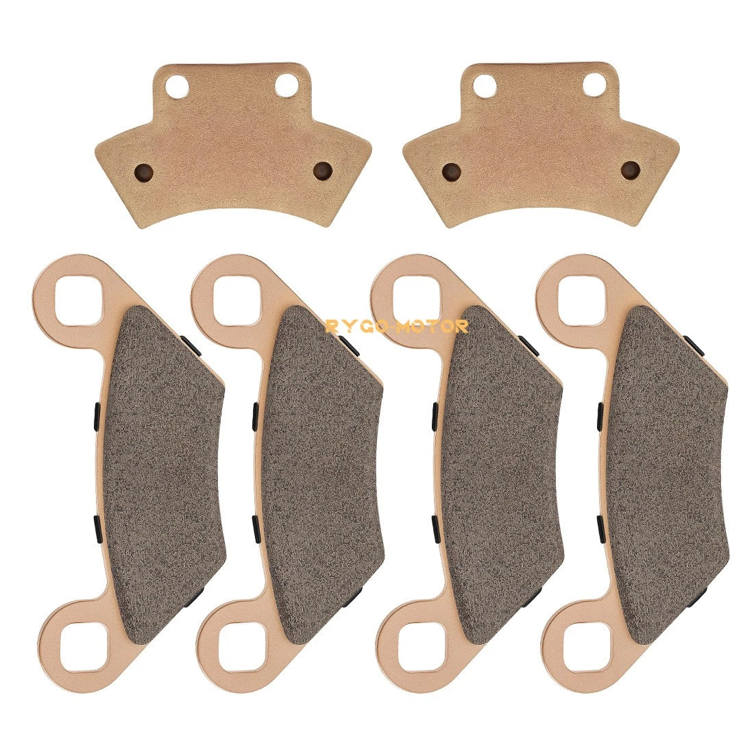 Front & Rear Brake Pads for Polaris Big Boss 250 300 350L 400L 500 4x6 6x6 (1989–1999)