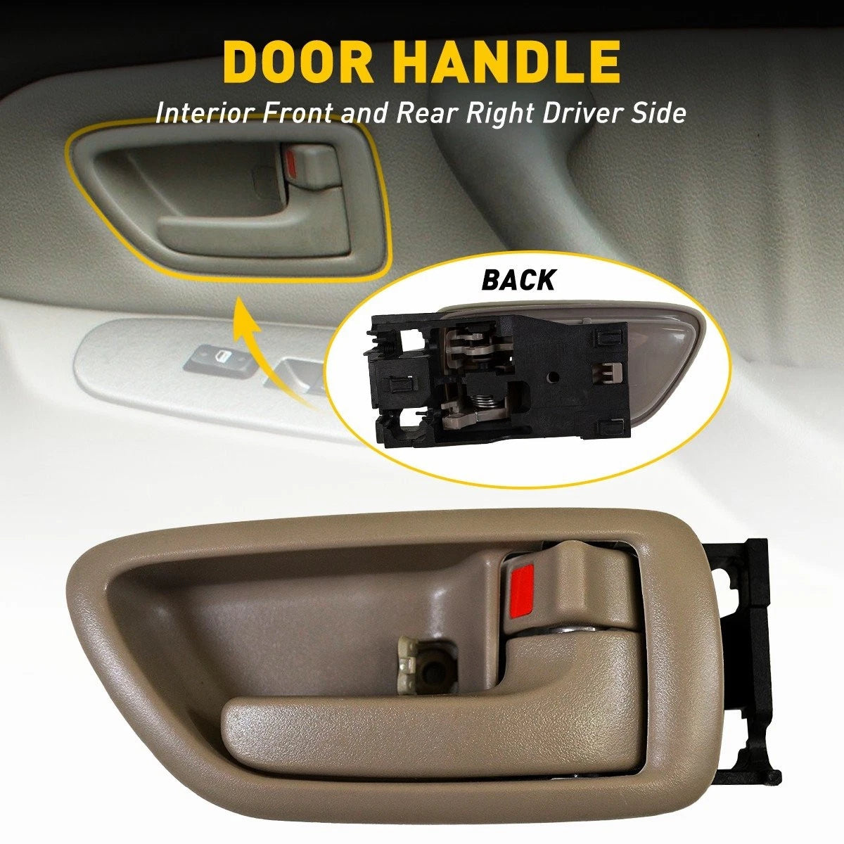 Door Handle Trim for Toyota Sequoia (2001–2007) - Beige, Left/Right