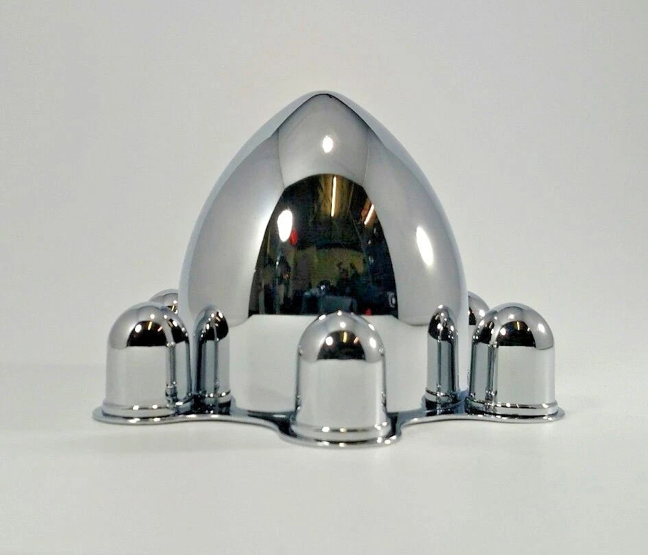 Wheel Hub Cap Chrome Spider Bullet Style for Chevrolet 6 Lug 5.5in (2003–2015)