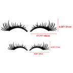 Black Eyelashes Decoration Decal for Pair Car Headlight Fog Light (2020-2026)
