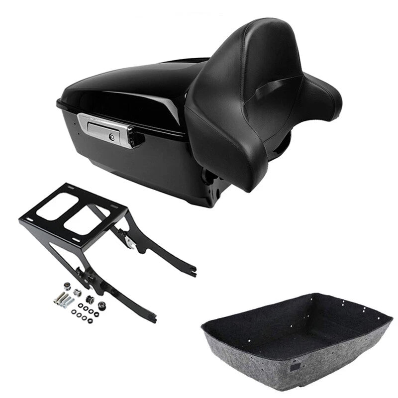 Trunk Backrest Pad Mount Rack for Harley Heritage Classic FLHCS (2018–2026)