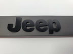 Matte Black Premium License Plate Frame with Script Emblem for Jeep (2007–2025)