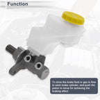Brake Master Cylinder w/ Reservoir Sensor No. 46010JA00A for Nissan Altima (2007–2009)